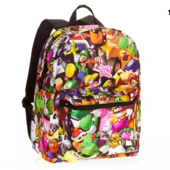 super mario book bags